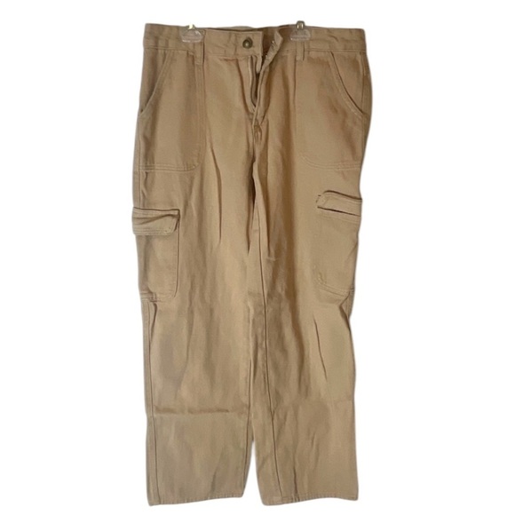 Shein Baggy Cargo Wide Leg Flare Pant SZ Large - Picture 1 of 10